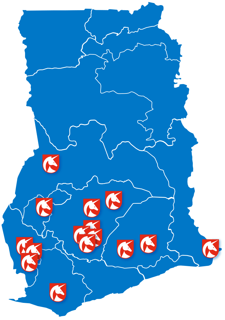 Unicorn Petroleum Service Station Locations Map