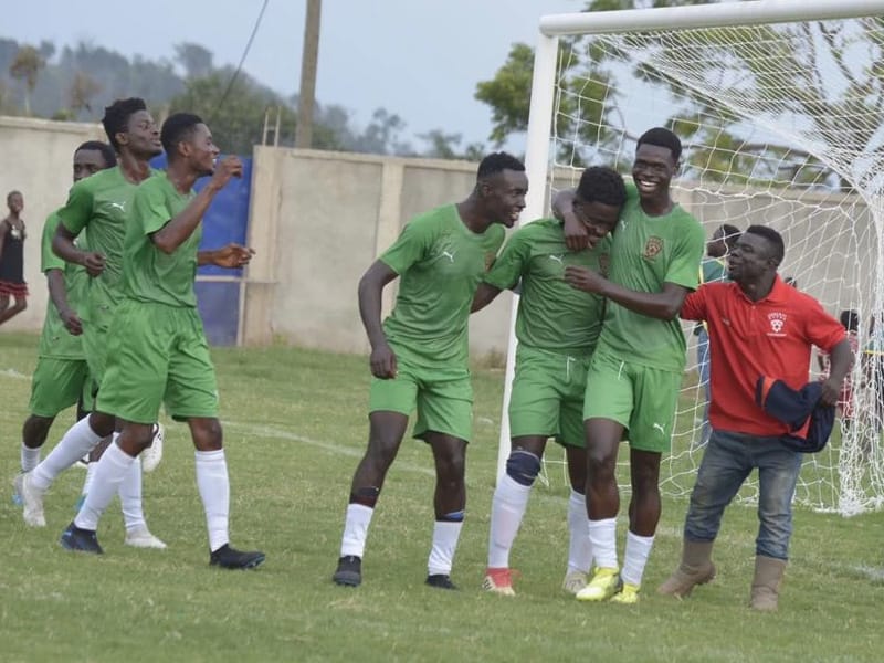 Match action at Asekem FC